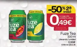 Supermercados El Jamón FUZE TEA oferta