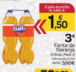 Supermercados El Jamón FANTA de Naranja oferta