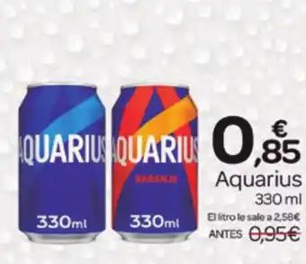 Supermercados El Jamón AQUARIUS oferta