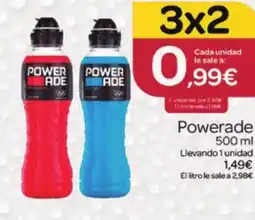 Supermercados El Jamón POWERADE oferta
