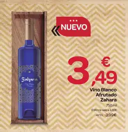 Supermercados El Jamón ZAHARA Vino Blanco Afrutado oferta