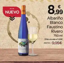 Supermercados El Jamón Albariño Blanco Faustino Rivero oferta