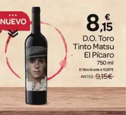 Supermercados El Jamón EL PICARO Tinto Matsu oferta