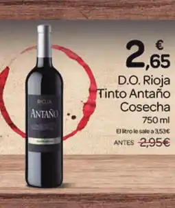 Supermercados El Jamón D.O. Rioja Tinto Antaño Cosecha oferta