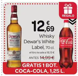 Supermercados El Jamón DEWAR'S WHITE Whisky oferta