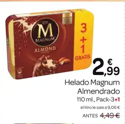 Supermercados El Jamón Helado Magnum Almendrado oferta