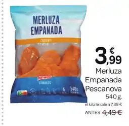 Supermercados El Jamón PESCANOVA Merluza Empanada oferta
