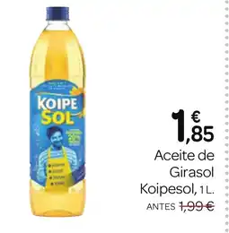Supermercados El Jamón KOIPESOL Aceite de Girasol oferta