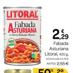 Supermercados El Jamón LITORAL Fabada Asturiana oferta