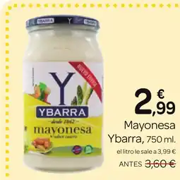 Supermercados El Jamón YBARRA Mayonesa oferta