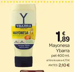 Supermercados El Jamón YBARRA Mayonesa oferta