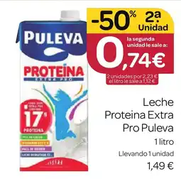 Supermercados El Jamón PULEVA Leche Proteina Extra Pro oferta