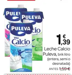 Supermercados El Jamón PULEVA Leche Calcio oferta