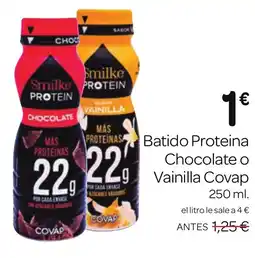 Supermercados El Jamón COVAP Batido Proteina Chocolate o Vainilla oferta