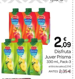 Supermercados El Jamón JUVER PRISMA Disfruta oferta