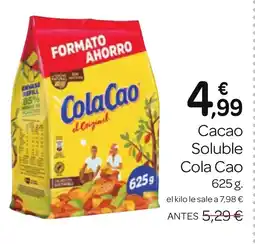 Supermercados El Jamón COLA CAO Cacao Soluble oferta