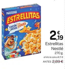 Supermercados El Jamón NESTLE Estrellitas oferta