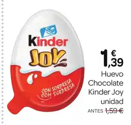 Supermercados El Jamón KINDER JOY Huevo Chocolate oferta