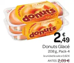 Supermercados El Jamón DONUTS Glacé oferta