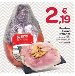 Supermercados El Jamón PROLONGO Paleta al Horno oferta