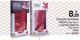 Supermercados El Jamón VILLAR Estuche de Paleta Ibérica oferta