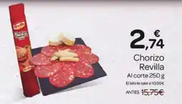 Supermercados El Jamón REVILLA Chorizo oferta