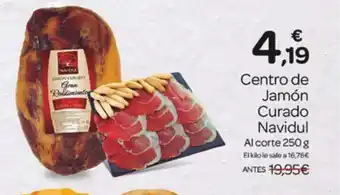 Supermercados El Jamón NAVIDUL Centro de Jamón Curado oferta