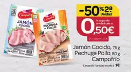 Supermercados El Jamón CAMPOFRIO Jamón Cocido Pechuga Pollo oferta