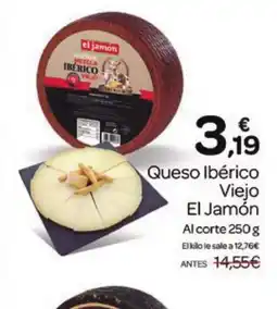 Supermercados El Jamón Queso Ibérico Viejo El Jamón oferta