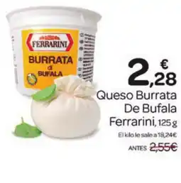 Supermercados El Jamón FERRARINI Queso Burrata De Bufala oferta