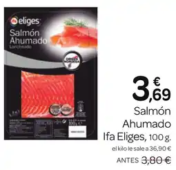Supermercados El Jamón IFA ELIGES Salmón Ahumado oferta