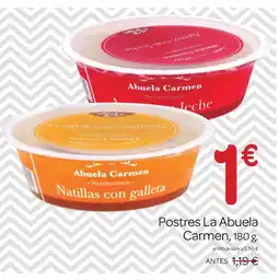 Supermercados El Jamón CARMEN Postres La Abuela oferta