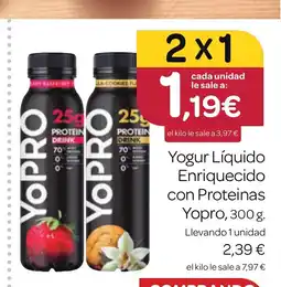 Supermercados El Jamón YOPRO Yogur Líquido Enriquecido con Proteinas oferta