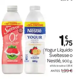 Supermercados El Jamón NESTLE Yogur Líquido Sveltesse oferta