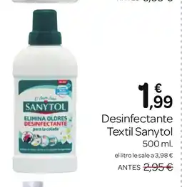 Supermercados El Jamón SANYTOL Desinfectante Textil oferta