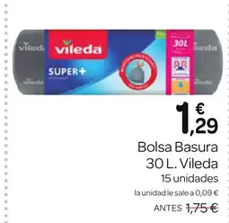 Supermercados El Jamón VILEDA Bolsa Basura oferta