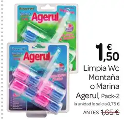 Supermercados El Jamón AGERUL Limpia Wc Montaña oferta