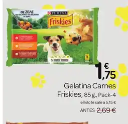 Supermercados El Jamón FRISKIES Gelatina Carnes oferta