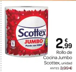 Supermercados El Jamón SCOTTEX Rollo de Cocina Jumbo oferta