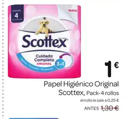 Supermercados El Jamón SCOTTEX Papel Higiénico Original oferta