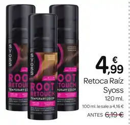 Supermercados El Jamón SYOSS Retoca Raíz oferta