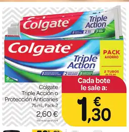 Supermercados El Jamón COLGATE Triple Acción o Protección Anticaries oferta