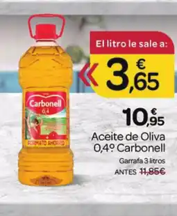 Supermercados El Jamón CARBONELL Aceite de Oliva 0,4 oferta