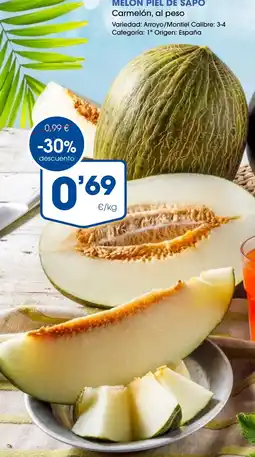 Supermercados Plaza Melón piel de sapo oferta