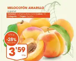 Supermercados Plaza Melocotón amarillo oferta