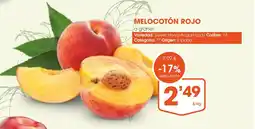 Supermercados Plaza Melocotón rojo oferta