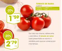 Supermercados Plaza Tomate en rama oferta