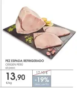 Supermercados Plaza Pez espada refrigerado oferta
