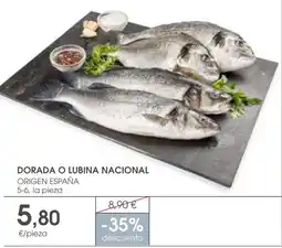 Supermercados Plaza Dorada o lubina nacional oferta