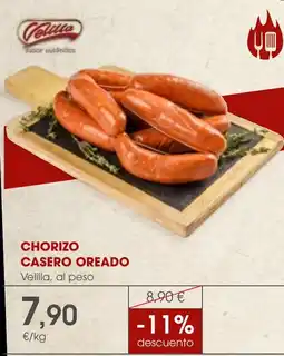 Supermercados Plaza Chorizo casero oreado oferta